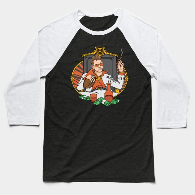 Joe Burrow Scarface Baseball T-Shirt by Carl Cordes